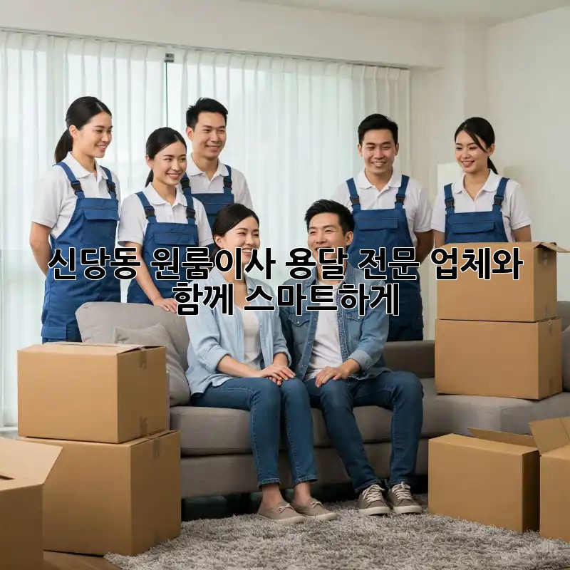 신당동 원룸이사? 용달 전문 업체와 함께 스마트하게!