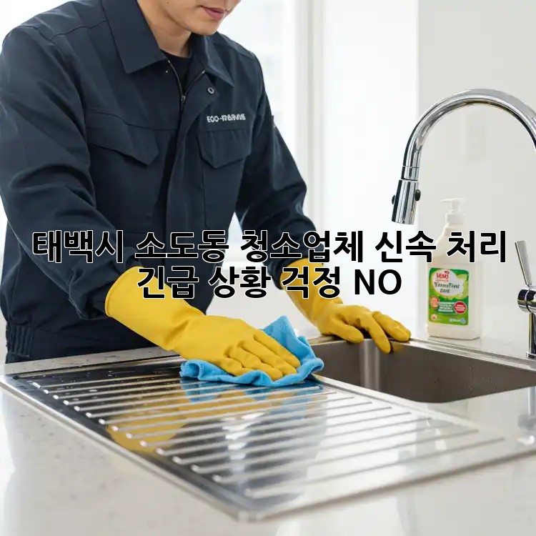 태백시 소도동 청소업체 신속 처리 🚨 긴급 상황, 걱정 NO!