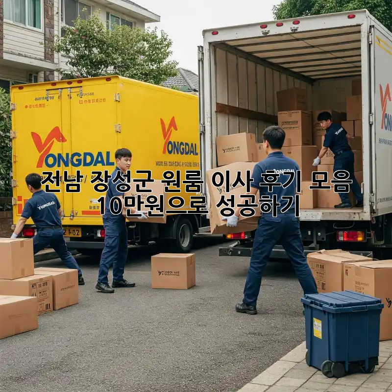 전남 장성군 원룸 이사 후기 모음: 10만원으로 성공하기!