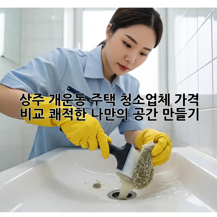 상주 개운동 주택 청소업체 가격 비교: 쾌적한 나만의 공간 만들기