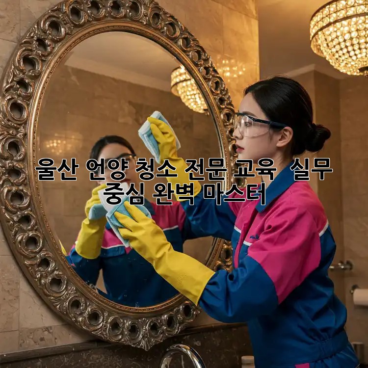 울산 언양 청소 전문 교육 🧹✨ 실무 중심 완벽 마스터!