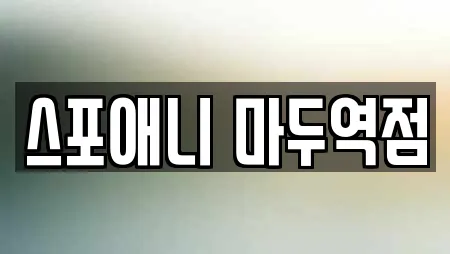 스포애니 마두역점