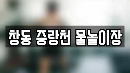 창동 중랑천 물놀이장