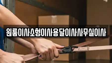 원룸이사소형이사용달이사사무실이사