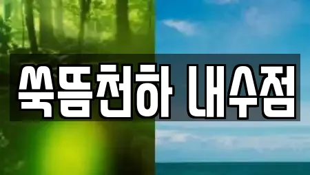 쑥뜸천하 내수점