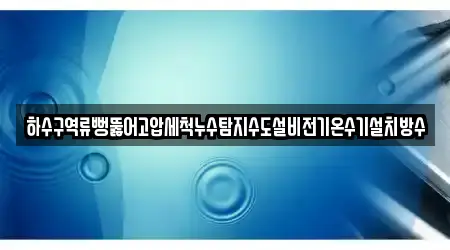 하수구역류뻥뚫어고압세척누수탐지수도설비전기온수기설치방수