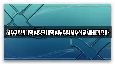 하수구소변기막힘싱크대막힘누수탐지수전교체배관공사