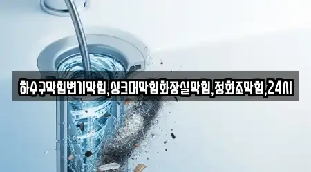 하수구막힘변기막힘,싱크대막힘화장실막힘,정화조막힘,24시