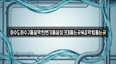 하수도하수구뚫음막힌변기뚫음싱크대뚫는곳욕조막힘뚫는곳
