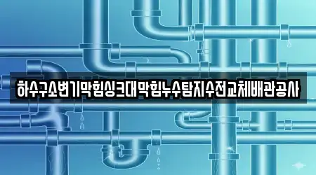 하수구소변기막힘싱크대막힘누수탐지수전교체배관공사
