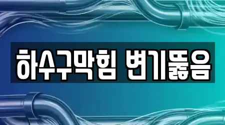 하수구막힘 변기뚫음