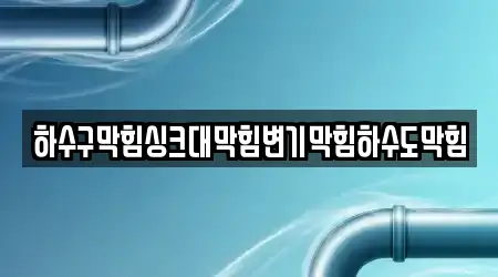 하수구막힘싱크대막힘변기막힘하수도막힘