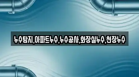 누수탐지,아파트누수,누수공사,화장실누수,천장누수