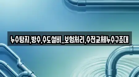 누수탐지,방수,수도설비,,보험처리,수전교체누수구조대