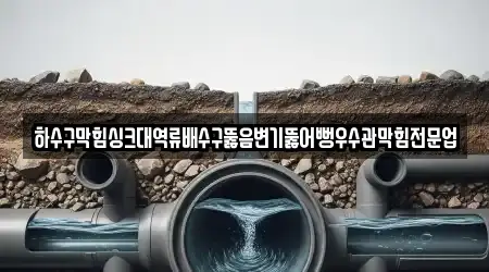 하수구막힘싱크대역류배수구뚫음변기뚫어뻥우수관막힘전문업