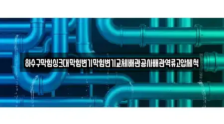 하수구막힘싱크대막힘변기막힘변기교체배관공사배관역류고압세척