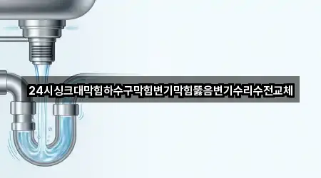 24시싱크대막힘하수구막힘변기막힘뚫음변기수리수전교체
