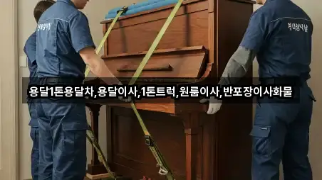 용달1톤용달차,용달이사,1톤트럭,원룸이사,반포장이사화물