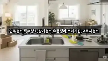 입주청소,특수청소,상가청소,유품정리,쓰레기집,고독사청소