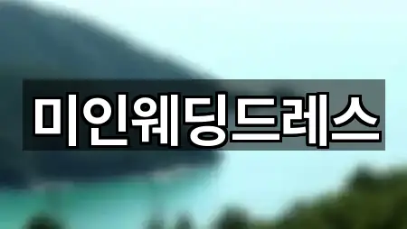 미인웨딩드레스