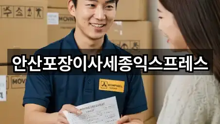 안산포장이사세종익스프레스