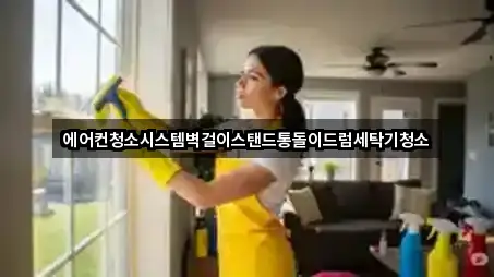 에어컨청소시스템벽걸이스탠드통돌이드럼세탁기청소