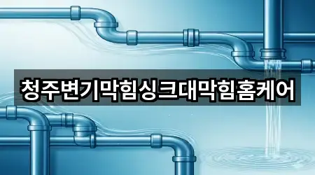 청주변기막힘싱크대막힘홈케어