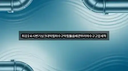 최강24시변기싱크대막힘하수구막힘뚫음배관뚜러하수구고압세척