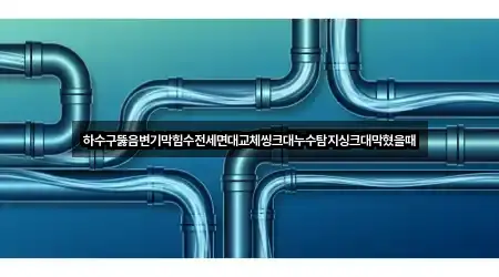 하수구뚫음변기막힘수전세면대교체씽크대누수탐지싱크대막혔을때