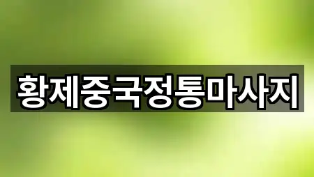 황제중국정통마사지