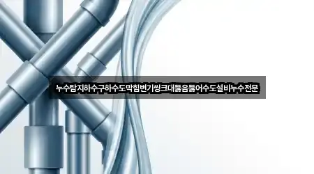 누수탐지하수구하수도막힘변기씽크대뚫음뚫어수도설비누수전문