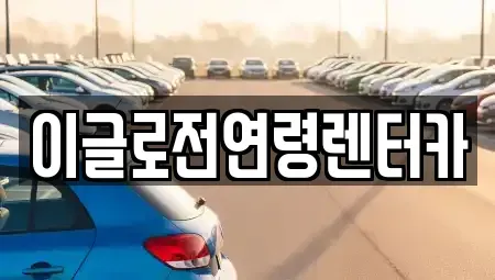 강원 원주시 단계동 렌트카 전문 이글로전연령렌터카