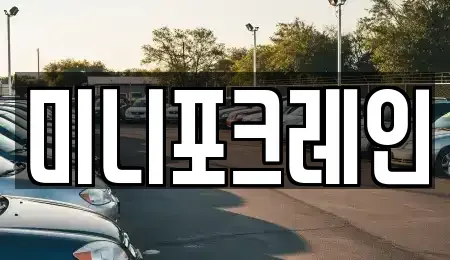 강원 춘천시 옥천동 중고차 전문 미니포크레인