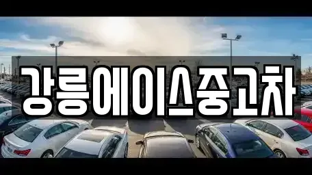 강원특별자치도 강릉시 사천면 중고차 전문 강릉에이스중고차