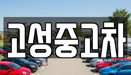 강원특별자치도 고성군 중고차 전문 고성중고차