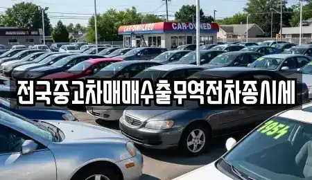 경기 군포시 도마교동 중고차 전문 전국중고차매매수출무역전차종시세