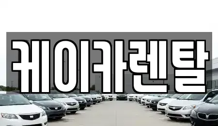 경기 파주시 금촌동 렌트카 전문 케이카렌탈