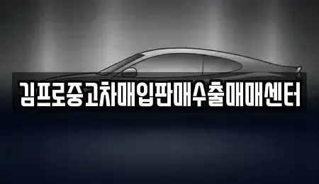경기 파주시 금촌동 중고차매입 전문 김프로중고차매입판매수출매매센터