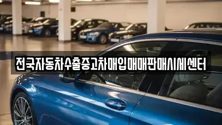 경기도 안성시 계동 중고차 전문 전국자동차수출중고차매입매매판매시세센터