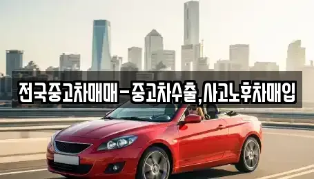 경남 김해시 대청동 중고차매입 전문 전국중고차매매-중고차수출,사고노후차매입