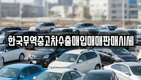 경남 김해시 대청동 중고차매입 전문 한국무역중고차수출매입매매판매시세