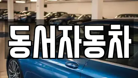 경남 창원시 성산구 내동 중고차 전문 동서자동차