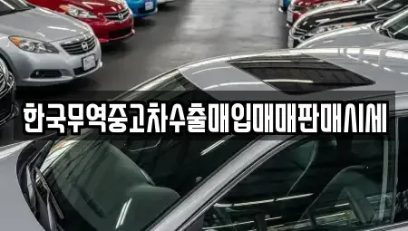 경남 함양군 중고차 전문 한국무역중고차수출매입매매판매시세