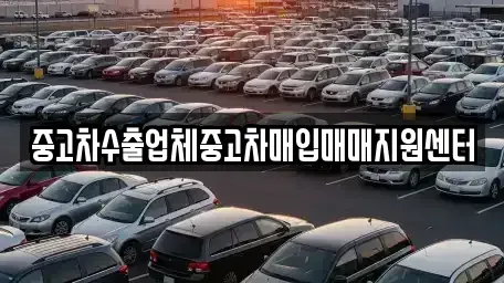 경북 칠곡군 왜관읍 중고차매입 전문 중고차수출업체중고차매입매매지원센터