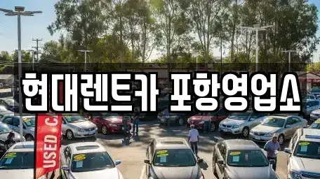 경북 포항시 북구 대신동 렌트카 전문 현대렌트카 포항영업소