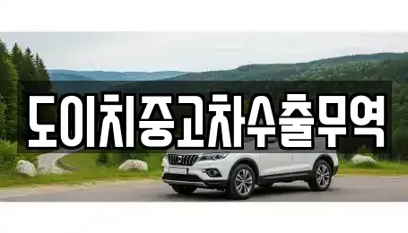 경북 포항시 북구 대신동 중고차매매 전문 도이치중고차수출무역