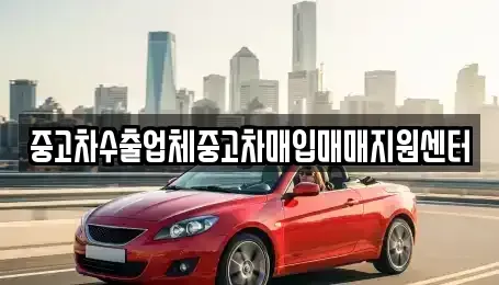 경북 포항시 북구 창포동 중고차매입 전문 중고차수출업체중고차매입매매지원센터