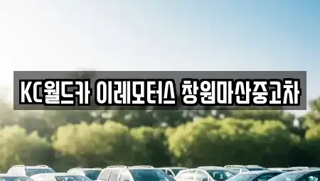 경상남도 창원시 마산회원구 중고차 전문 KC월드카 이레모터스 창원마산중고차