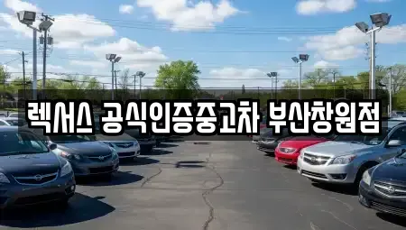 경상남도 창원시 마산회원구 중고차 전문 렉서스 공식인증중고차 부산창원점