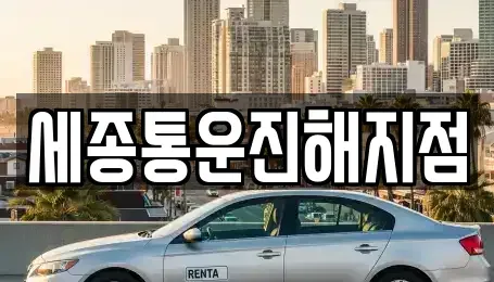 경상남도 창원시 진해구 성내동 렌트카 전문 세종통운진해지점